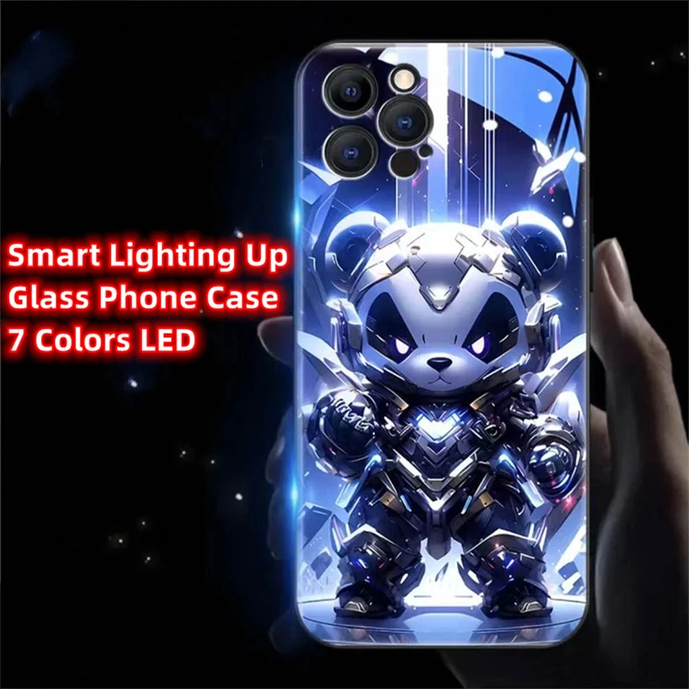 So Cool Panda Warrior Design LED Light Glow Luminous Phone Case For iPhone 15 14 13 12 11 Pro Max XR XS Plus 6 7 8 SE2020
So Cool Panda Warrior Design LED Light Glow Luminous Phone Case For iPhone 15 14 13 12 11 Pro Max XR XS Plus 6 7 8 SE2020