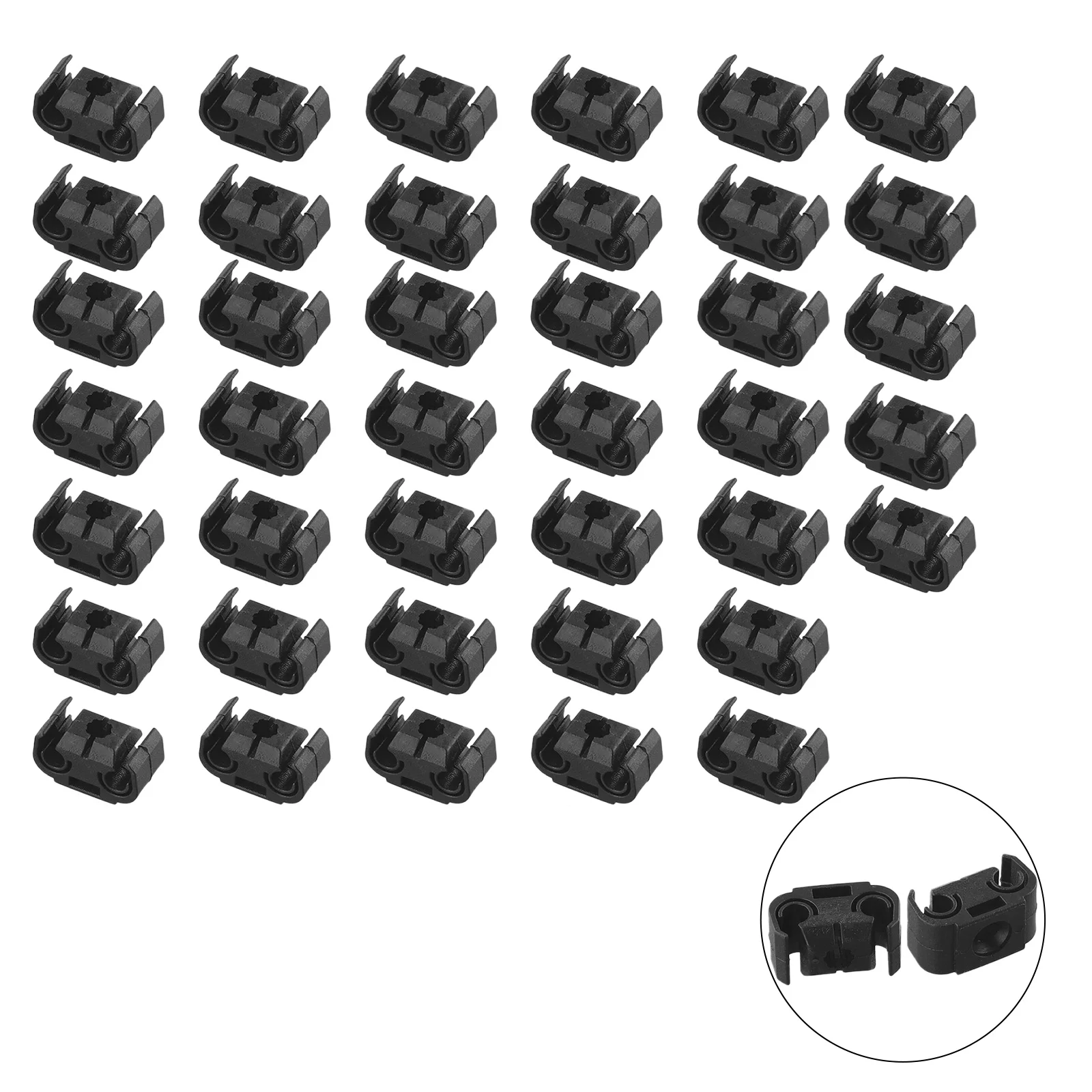Practical Brake Line Organization with 40x Double Brake Line Clip Brake Line Holder 4 75mm Black for SKODA A4 S4 A6
Practical Brake Line Organization with 40x Double Brake Line Clip Brake Line Holder 4 75mm Black for SKODA A4 S4 A6