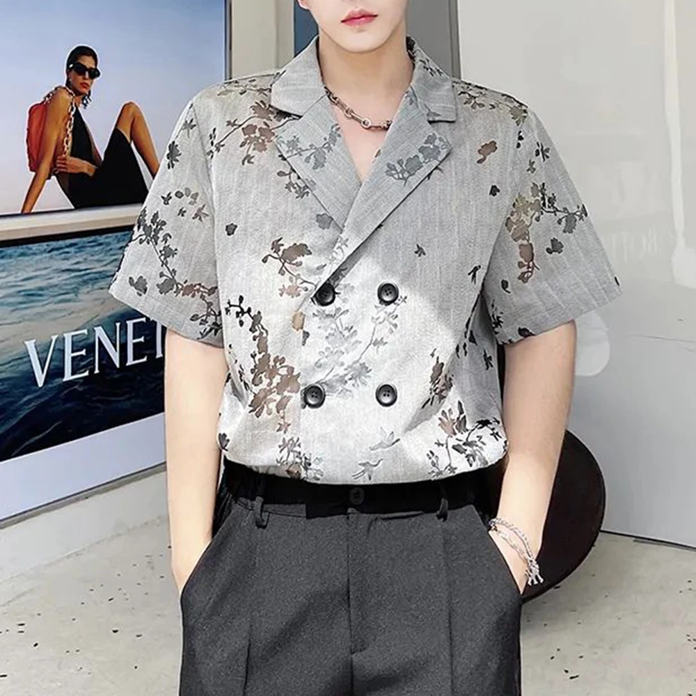 Men's Printed Pattern Light and Breathable Top New Holiday Lazy Style Casual Suit Collar Shirt Retro Design Temperament Jacket
Men's Printed Pattern Light and Breathable Top New Holiday Lazy Style Casual Suit Collar Shirt Retro Design Temperament Jacket