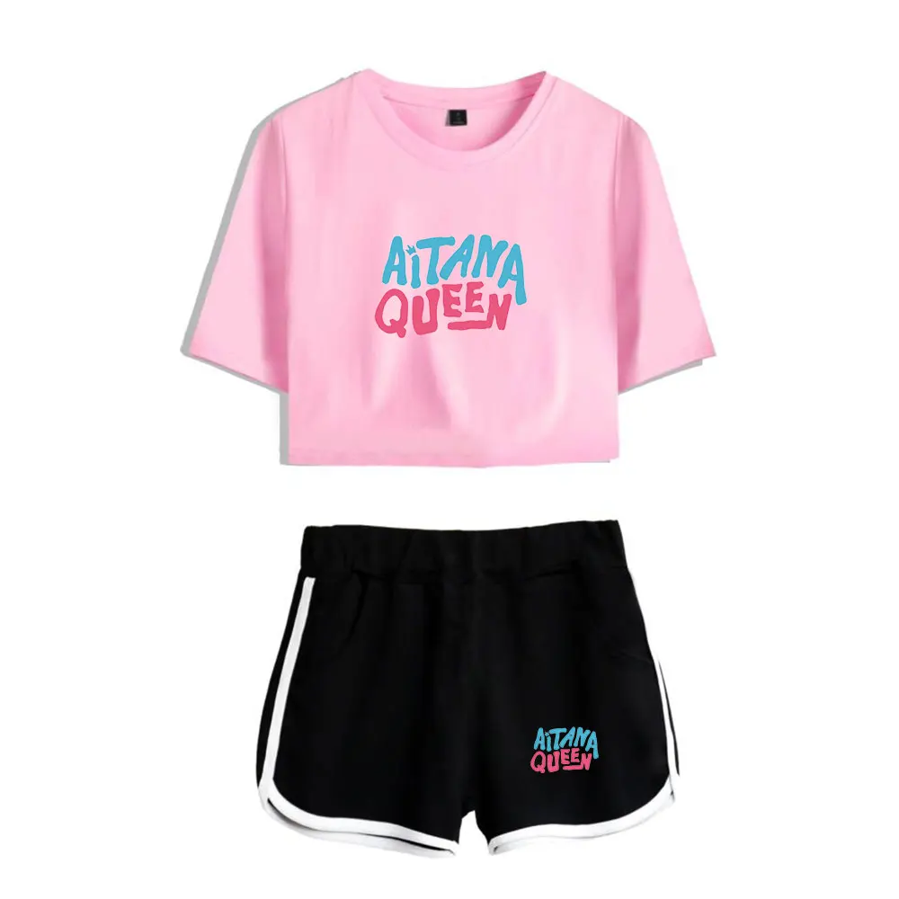Women T shirt Aitana Ocana Girls Short Sleeve Summer Suit Singer 2 Pieces Set Unique Short Sleeve Suit Casual Navel T Shirt Sets
Women T shirt Aitana Ocana Girls Short Sleeve Summer Suit Singer 2 Pieces Set Unique Short Sleeve Suit Casual Navel T Shirt Sets