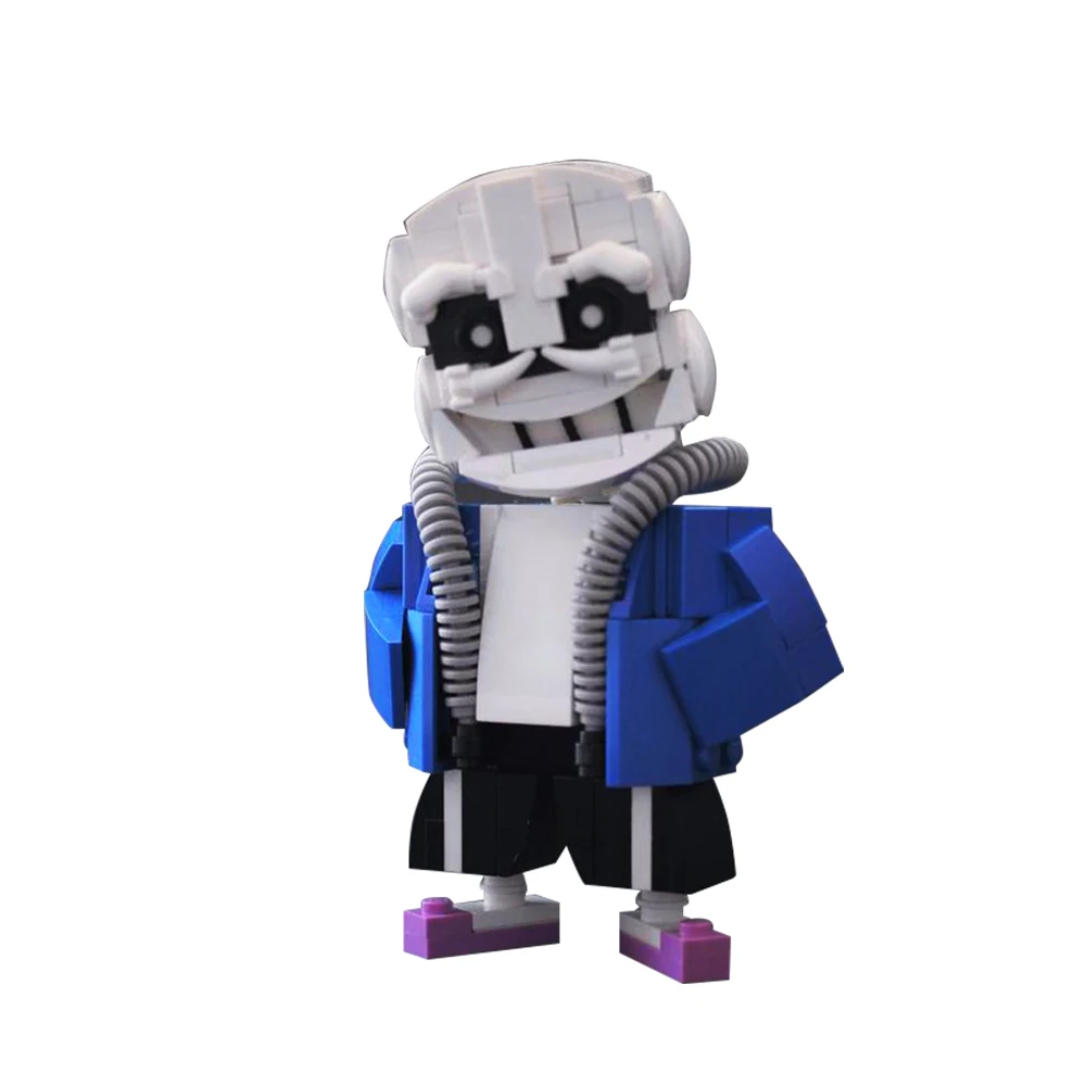 

MOC Undertale Skeleton Sans Building Blocks Undertale Game characters Sans Model Brick Game Toy Children Birthday Christmas Gift