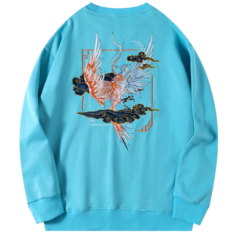Vintage Hoodies Men Women Streetwear Embroidery Crewneck Sweatshirt Men Chinese Crane Harajuku Hoodies Casual Pullover Cotton
Vintage Hoodies Men Women Streetwear Embroidery Crewneck Sweatshirt Men Chinese Crane Harajuku Hoodies Casual Pullover Cotton