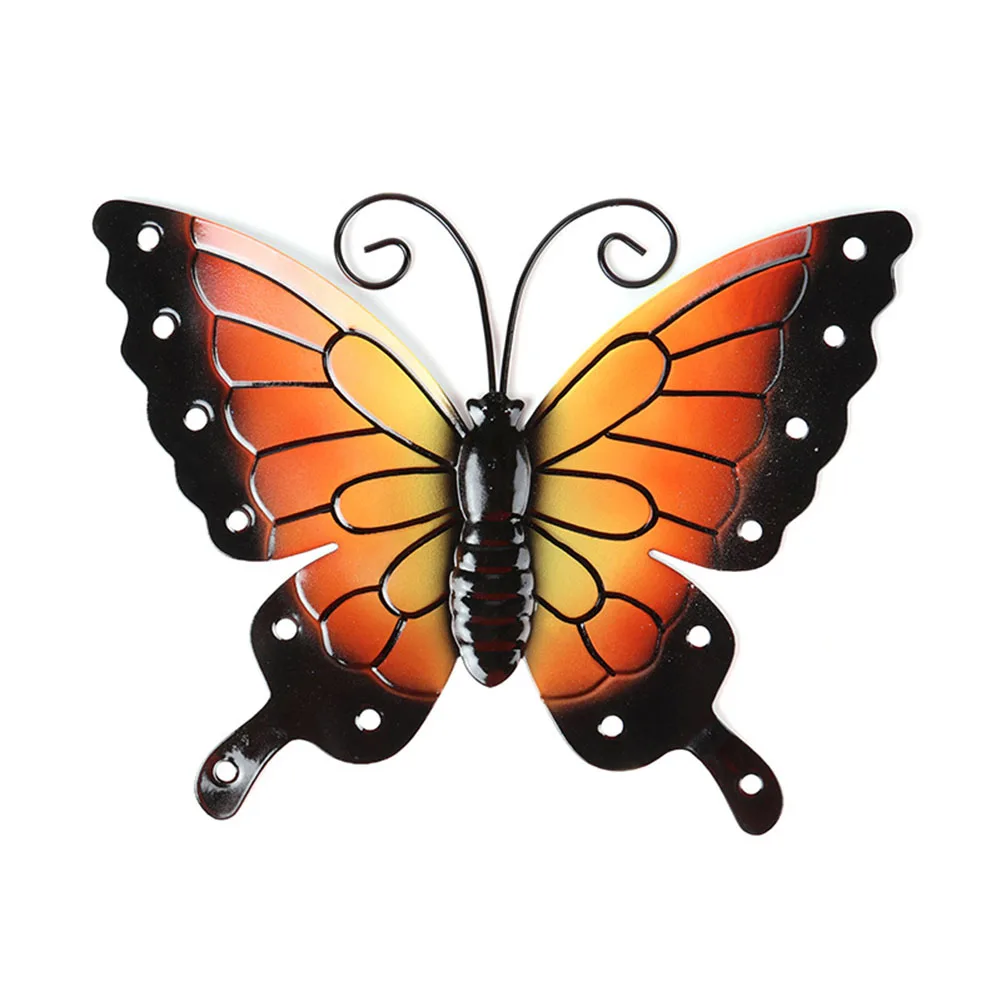 

Artistic Iron Butterfly Wall Hanging Enhance Your Living Space with a Touch of Creativity and Simplicity 28*21cm