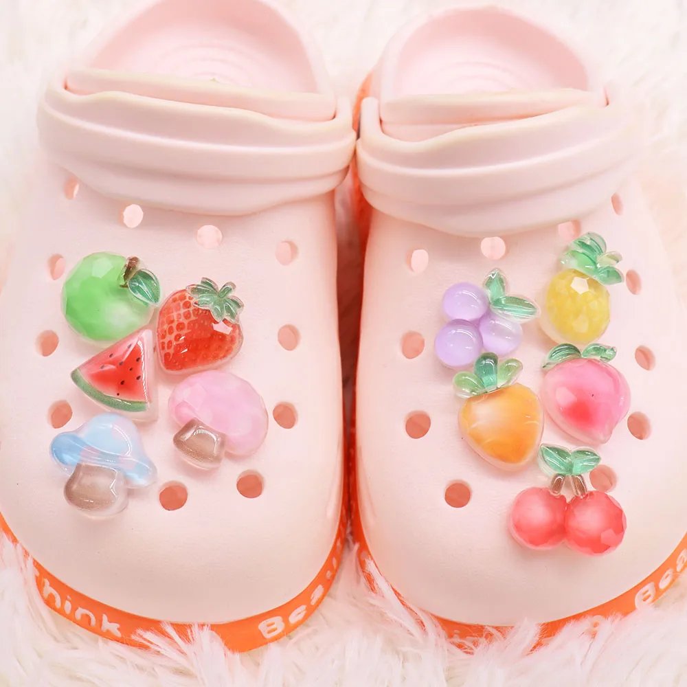 1pcs Glitter Fruit Grape Cherry Apple Shoe Accessories Novel Shoe Buckle Charms Resin Shoe Decoration Fit Jibz Kids Gifts
1pcs Glitter Fruit Grape Cherry Apple Shoe Accessories Novel Shoe Buckle Charms Resin Shoe Decoration Fit Jibz Kids Gifts