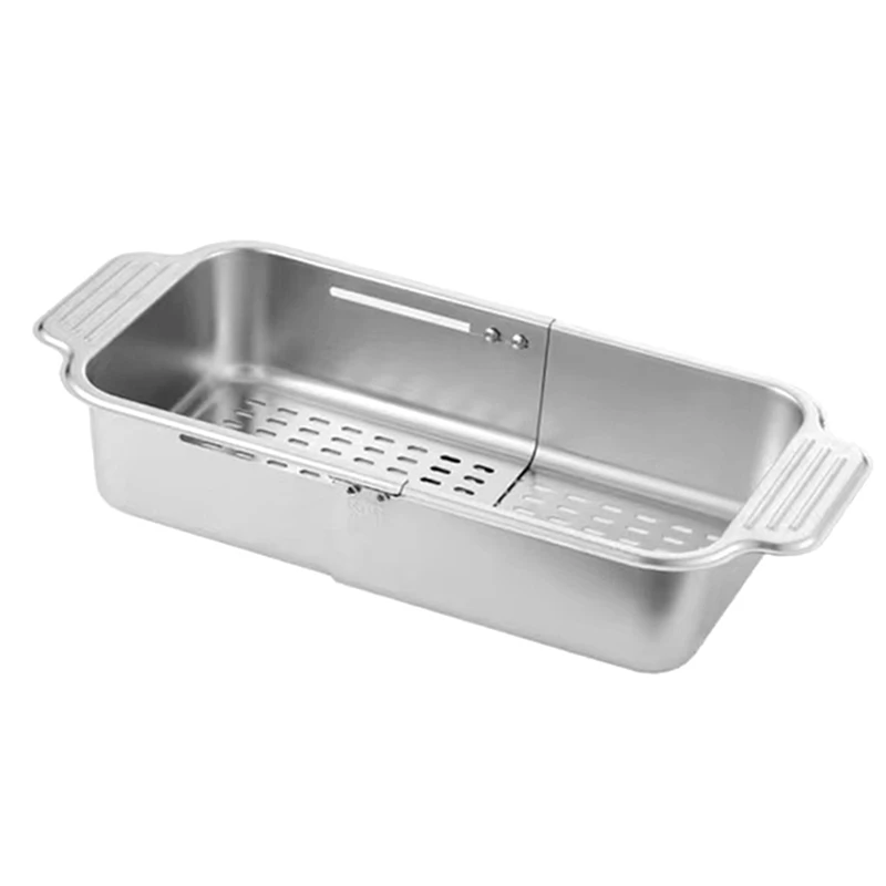 1 PCS Multifunctional Kitchen Sink Drain Rack Retractable Stainless Steel Drain Basket
1 PCS Multifunctional Kitchen Sink Drain Rack Retractable Stainless Steel Drain Basket