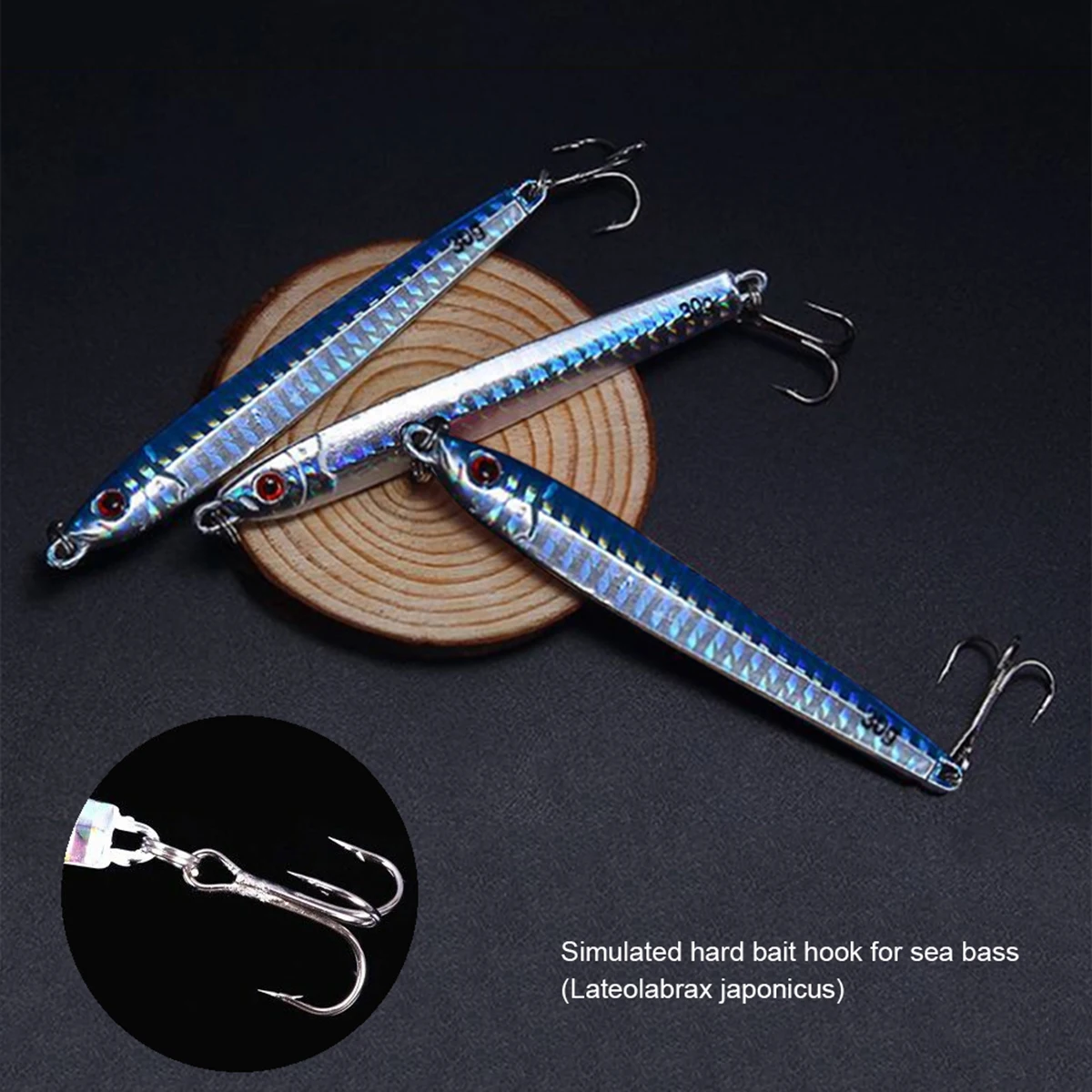 3pcs 9cm/30g Popper Fishing Long Casting Iron Plate Quick Sinking Hard Bait Simulation Warbler Seabass
3pcs 9cm/30g Popper Fishing Long Casting Iron Plate Quick Sinking Hard Bait Simulation Warbler Seabass