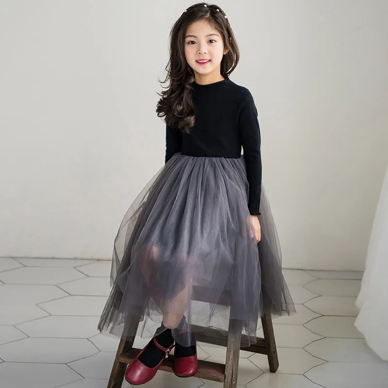 Girl Winter Dress Knitted Mesh Skirts 10 12 Years Spring Fall Princess Party Ceremony Clothes
Girl Winter Dress Knitted Mesh Skirts 10 12 Years Spring Fall Princess Party Ceremony Clothes