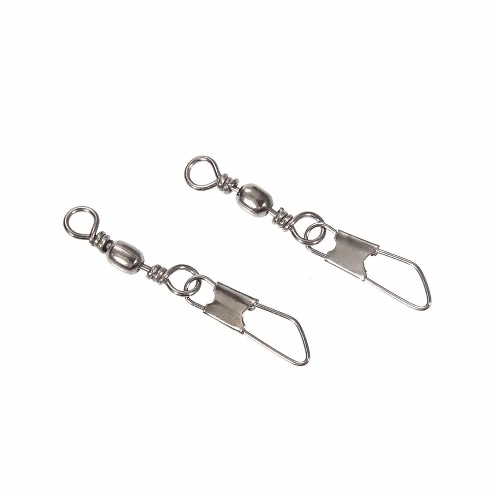 50Pcs Stainless Barrel Swivel Solid Rings Fishing Accessories Connector Bearing Rolling Swivel Steel Snap Swive for Fishinghook
50Pcs Stainless Barrel Swivel Solid Rings Fishing Accessories Connector Bearing Rolling Swivel Steel Snap Swive for Fishinghook