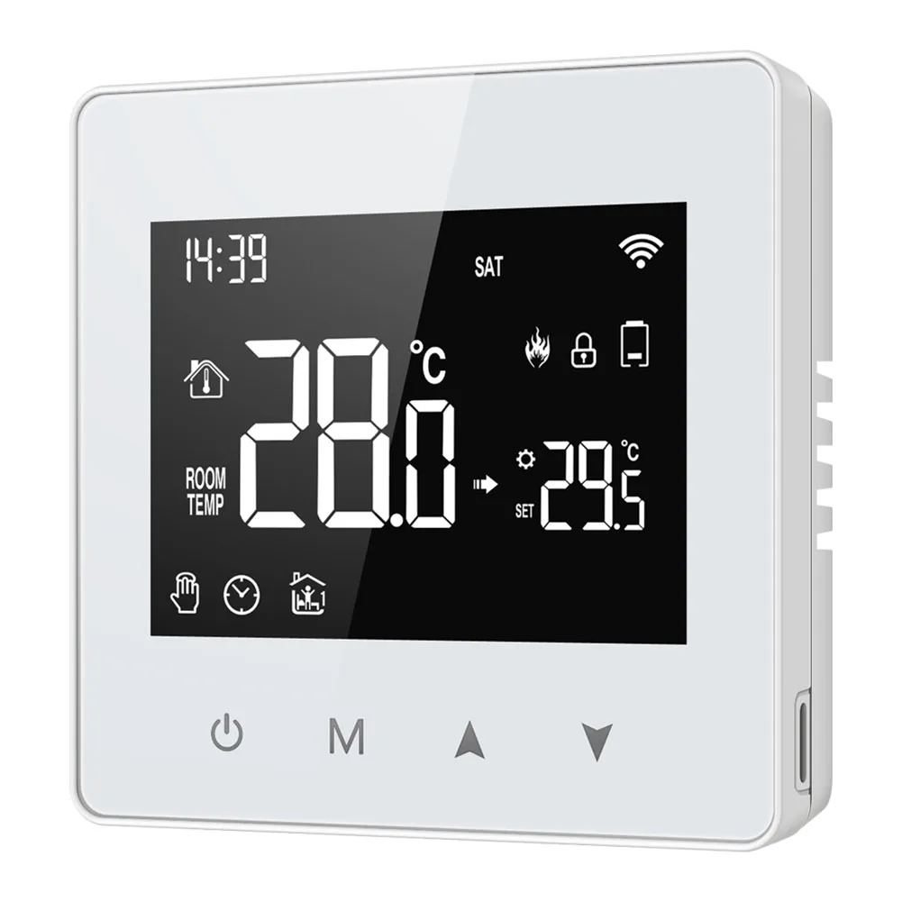 Remote Control Smart Thermostat Weekly Programmable For Gas Boiler For Tuya WiFi Home Improvement Temperature Controller
Remote Control Smart Thermostat Weekly Programmable For Gas Boiler For Tuya WiFi Home Improvement Temperature Controller
