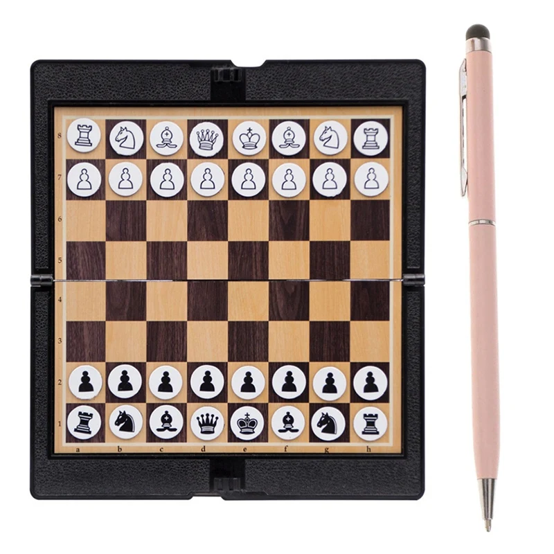 

Мини Магнитный Шахматный набор кошелек внешний вид портативная складная доска для шахматной доски и цифровая ручка для пресс-экранов