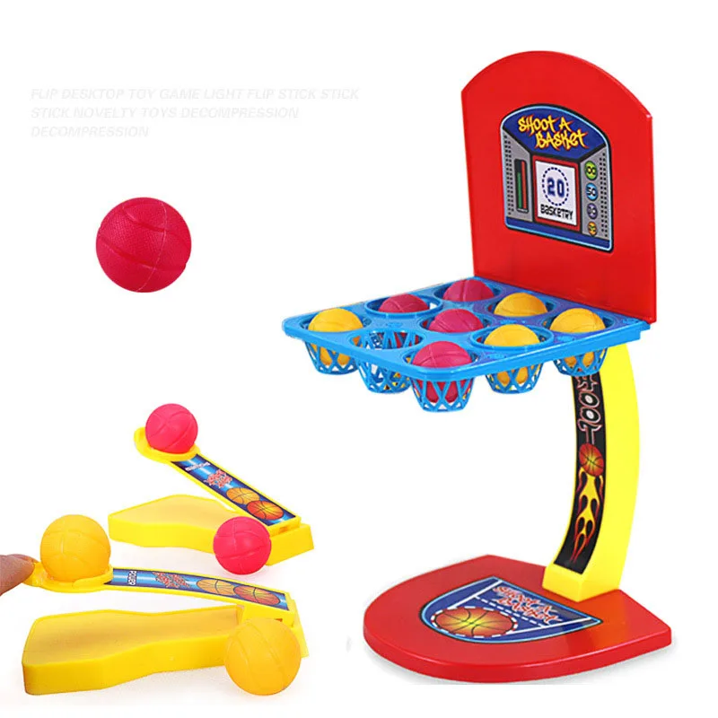 

Children's Toy Two Person Battle Finger Basketball Stand Parent-child Interaction Desktop Catapult Fingertip Shooting Machine