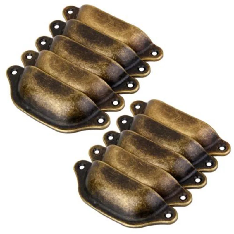 10PCS Retro Drawer Handle Cabinet Door Handle Metal Kitchen Furniture Knobs Handware Cupboard Antique Shell Pull Handles
10PCS Retro Drawer Handle Cabinet Door Handle Metal Kitchen Furniture Knobs Handware Cupboard Antique Shell Pull Handles