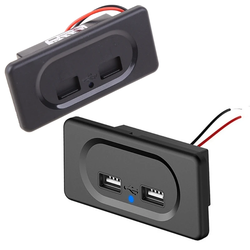 Двойная USB-разъем для быстрого автомобильного зарядного устройства, зарядное устройство для быстрой зарядки автомобиля, лодки,
Двойная USB-разъем для быстрого автомобильного зарядного устройства, зарядное устройство для быстрой зарядки автомобиля, лодки,