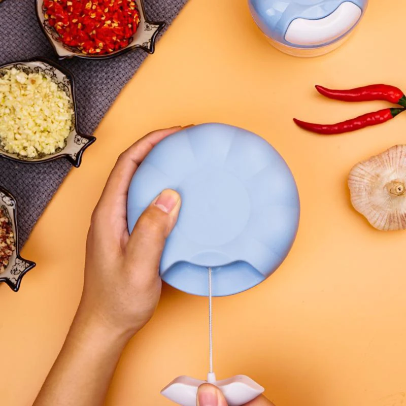 Manual Food Processor Vegetable Chopper Portable Hand Drawn String Garlic Grinder Onion Cutter For Vegetables Ginger Fruits
Manual Food Processor Vegetable Chopper Portable Hand Drawn String Garlic Grinder Onion Cutter For Vegetables Ginger Fruits