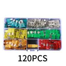 120Pcs Car Fuse 5A 10A 15A 20A 25A 30A Amp Fireproof Blade Fuse Assortment Set With Plastic Box
120Pcs Car Fuse 5A 10A 15A 20A 25A 30A Amp Fireproof Blade Fuse Assortment Set With Plastic Box