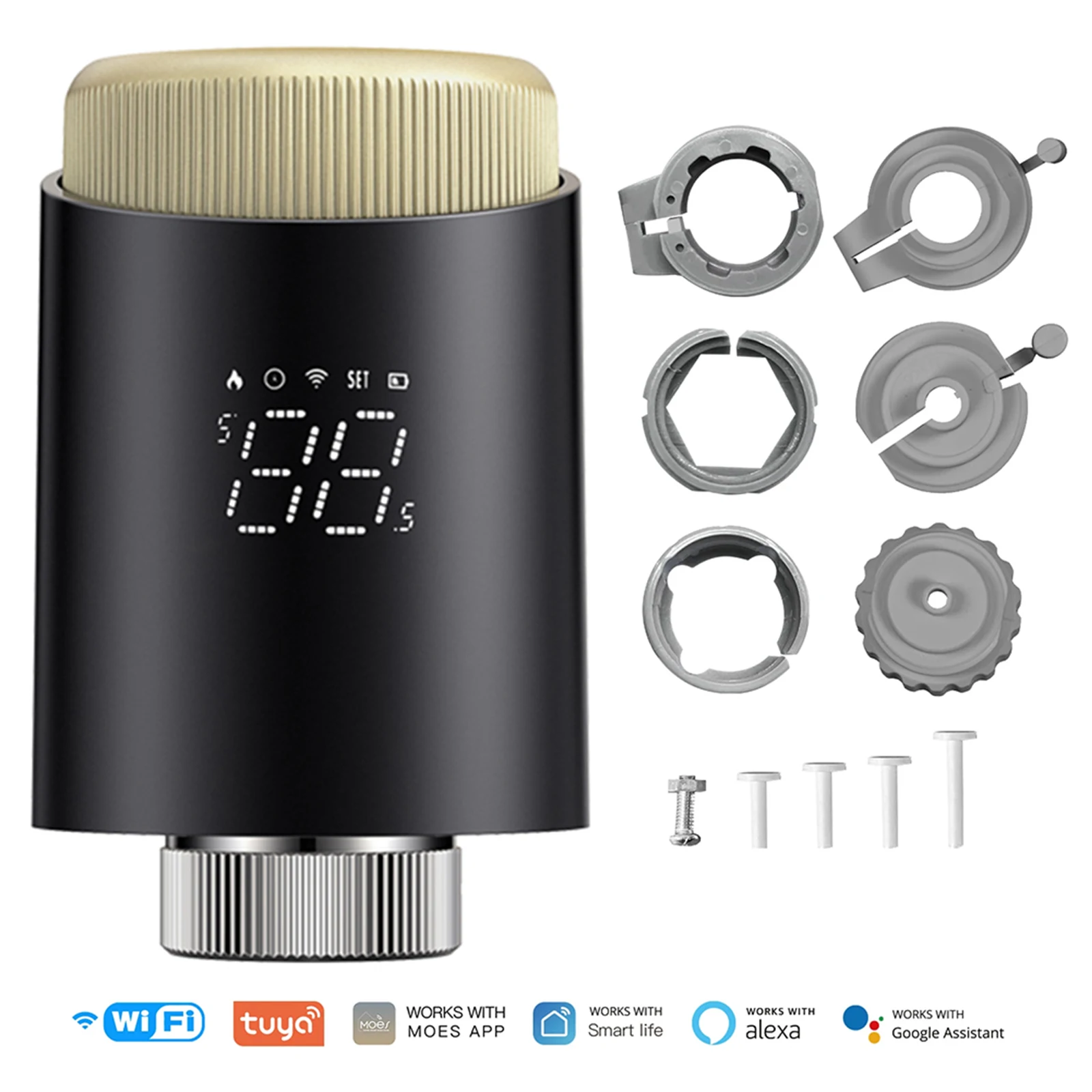 Smart WiFi Thermostat Control Smart Home Devices Room Temperature With Ease Energy-saving Voice Control Remote Control
Smart WiFi Thermostat Control Smart Home Devices Room Temperature With Ease Energy-saving Voice Control Remote Control