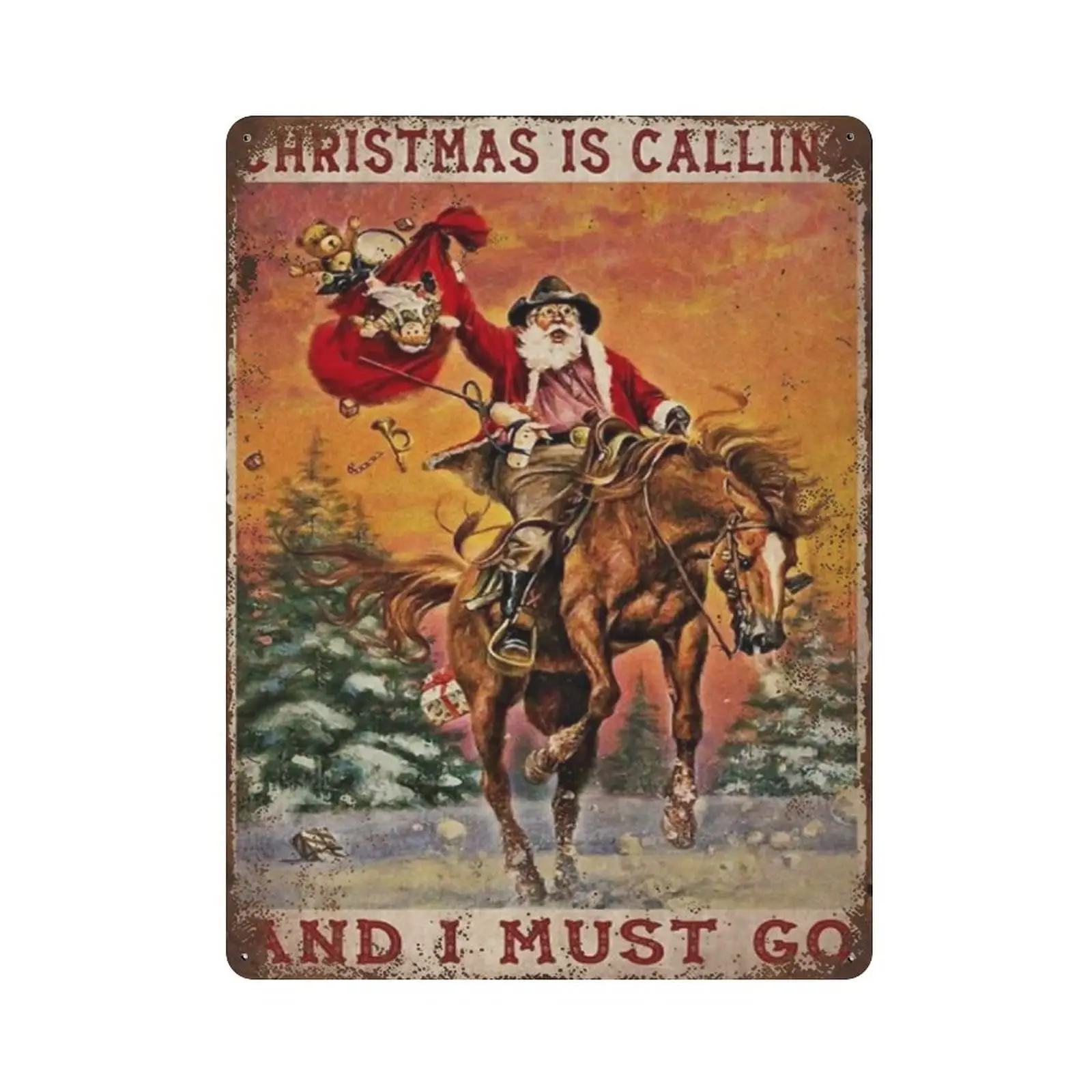 Shabby Durable Thick Metal Sign,Santa Claus Christmas is Valling and I Must Go Tin Sign, Xmas Gift for Friends, Christmas Home D
Shabby Durable Thick Metal Sign,Santa Claus Christmas is Valling and I Must Go Tin Sign, Xmas Gift for Friends, Christmas Home D