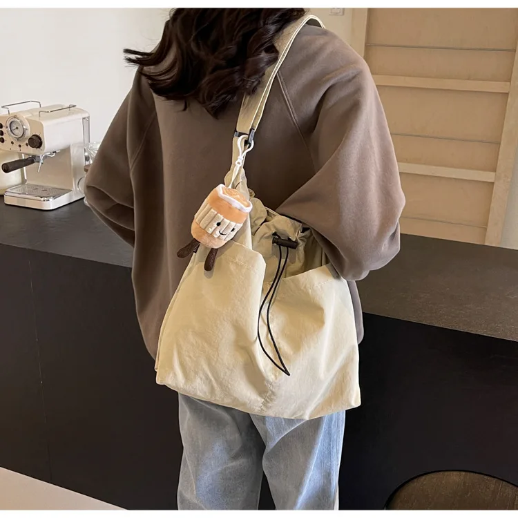 Women's Large Capacity Nylon Cloth Tote Bag Summer Versatile Crossbody & Shoulder Bag For School Class Daily Commute Women's Large Capacity Nylon Cloth Tote Bag Summer Versatile Crossbody & Shoulder Bag For School Class Daily Commute