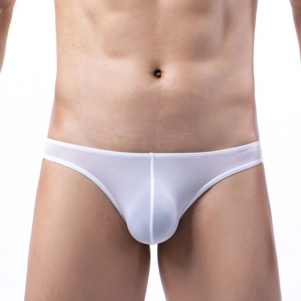1pc Men's Sexy Ice Silk Briefs Shorts Breathable Bikini Lingerie Thongs Soft Underwear U-Convex Pouch Brief Man Panties
1pc Men's Sexy Ice Silk Briefs Shorts Breathable Bikini Lingerie Thongs Soft Underwear U-Convex Pouch Brief Man Panties