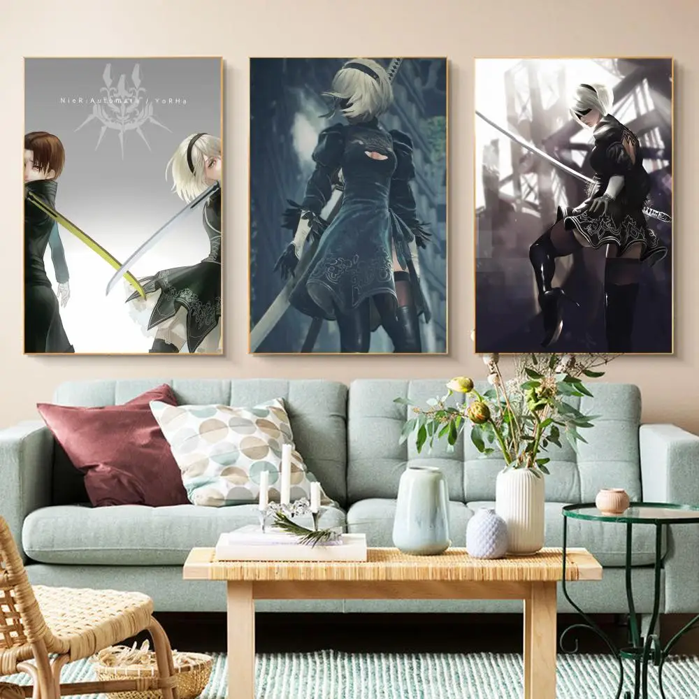 NieR Automata Poster Anime Posters Sticky HD Quality Poster Wall Art Painting Study Wall Decor
NieR Automata Poster Anime Posters Sticky HD Quality Poster Wall Art Painting Study Wall Decor