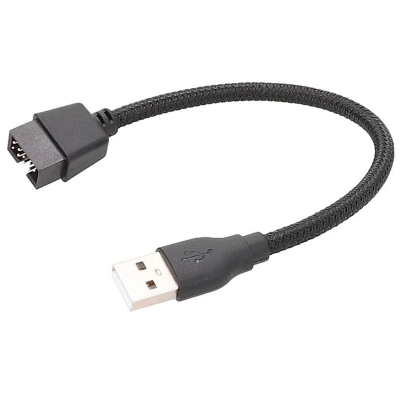

20cm 9Pin Male to External USB A Male Data Extension Cable Enhances Connectivity