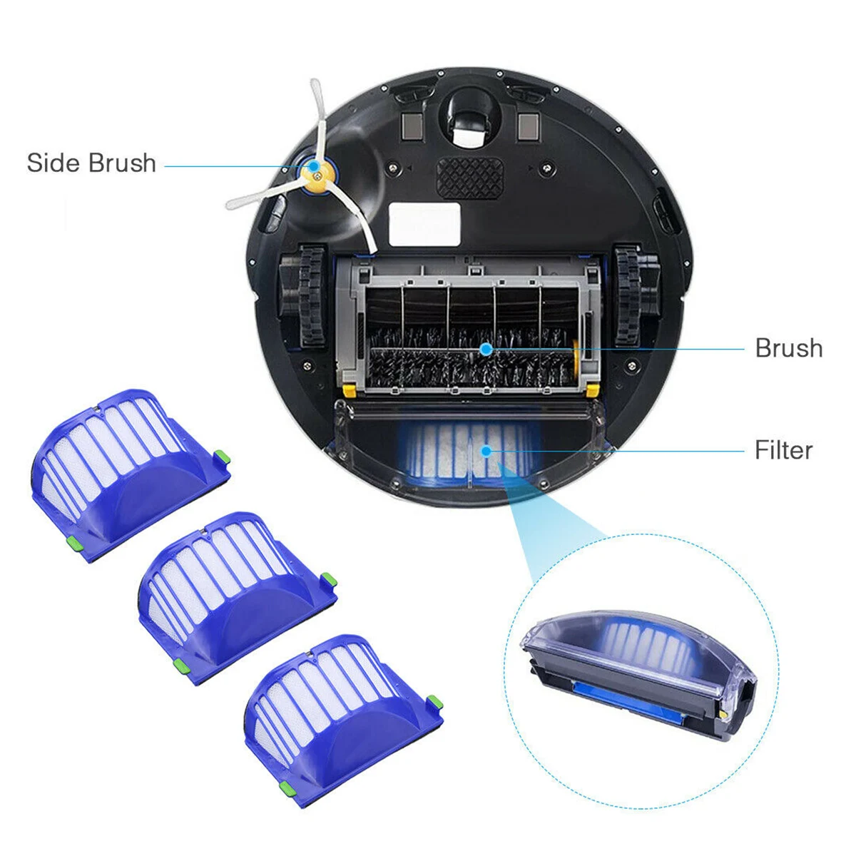 Replacement Parts Kit For 680 670 600 Series Vacuum Filter Brush Vacuum Cleaner Replacement Attachment Spare Part Robot Parts
Replacement Parts Kit For 680 670 600 Series Vacuum Filter Brush Vacuum Cleaner Replacement Attachment Spare Part Robot Parts