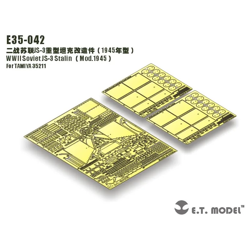 

E.T.MODEL E35-042 1/35 WWII Soviet JS-3 Stalin Mod.1945 For TAMIYA 35211