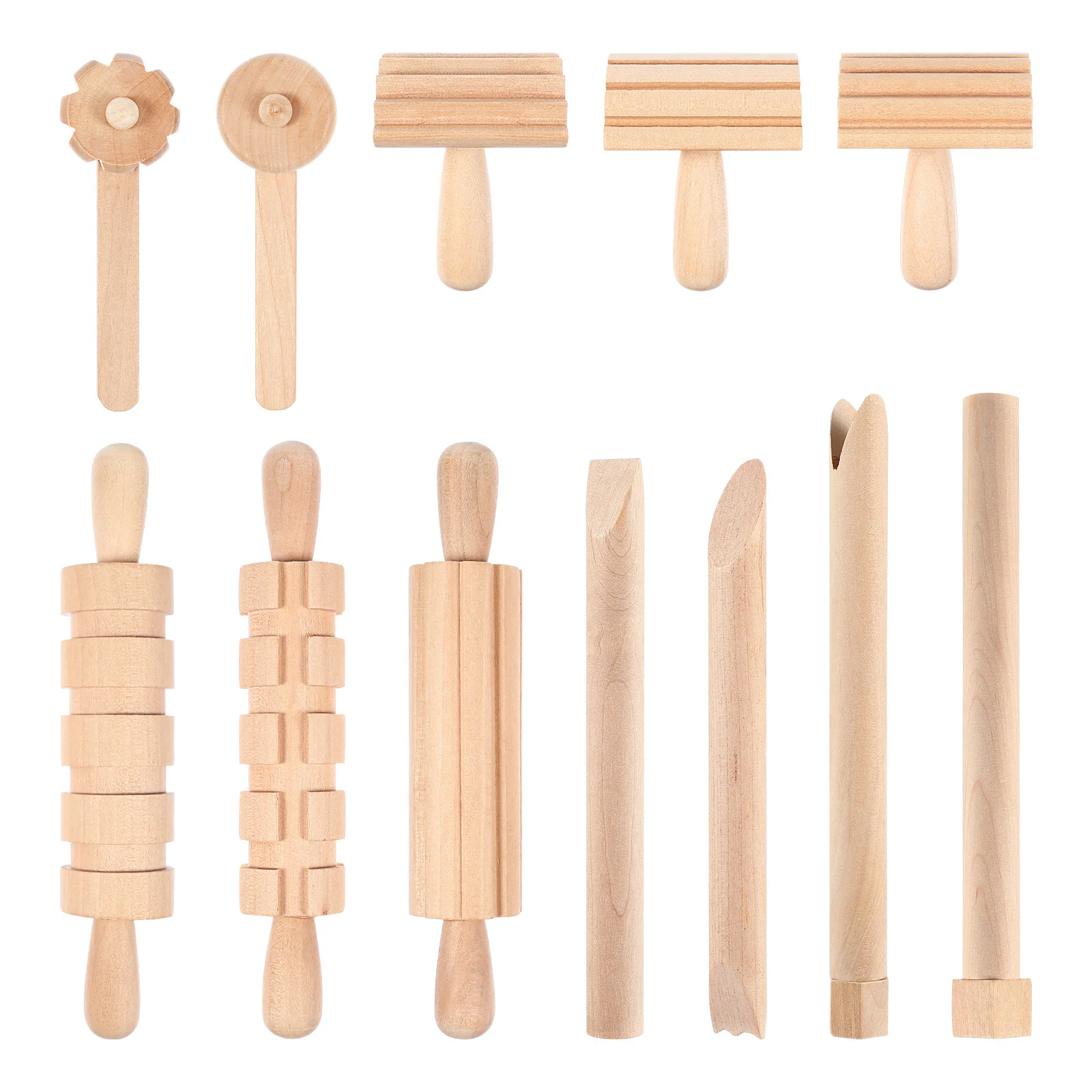 Practical Clay Shaping Tools Set Wooden Molding Tools Kit for Toddlers Kids
Practical Clay Shaping Tools Set Wooden Molding Tools Kit for Toddlers Kids