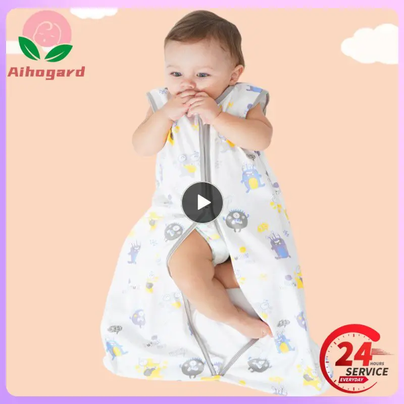 

1PCS Baby Sleep Bag with Feet Spring Summer Wearable Blanket with Legs Cotton Sleepsack for Toddler Soft Baby Newborn Romper