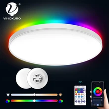 Modern LED Ceiling Light Smart APP Control Remote Control 30W Dimmable RGB Color Children's Room Bedroom Environment Light
Modern LED Ceiling Light Smart APP Control Remote Control 30W Dimmable RGB Color Children's Room Bedroom Environment Light