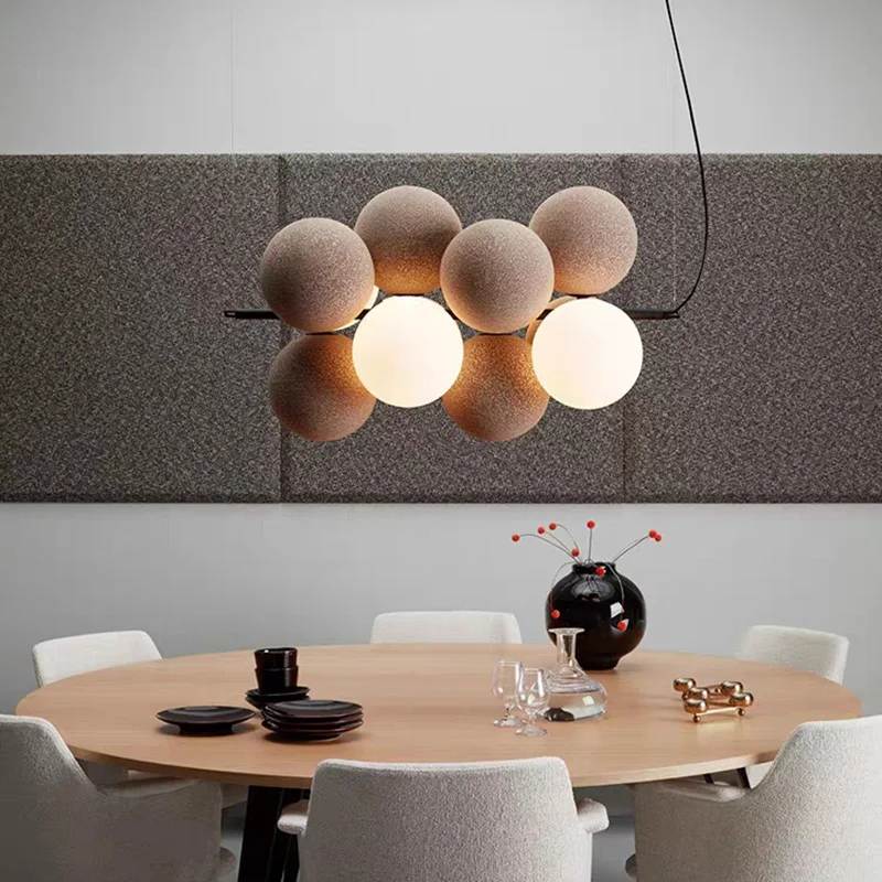 Kobuc Nordic Glass Ball Chandelier for Dining Living Room Dining Room Table Bedroom Bubbles Pendant Lamp Home Decor Fixture
Kobuc Nordic Glass Ball Chandelier for Dining Living Room Dining Room Table Bedroom Bubbles Pendant Lamp Home Decor Fixture