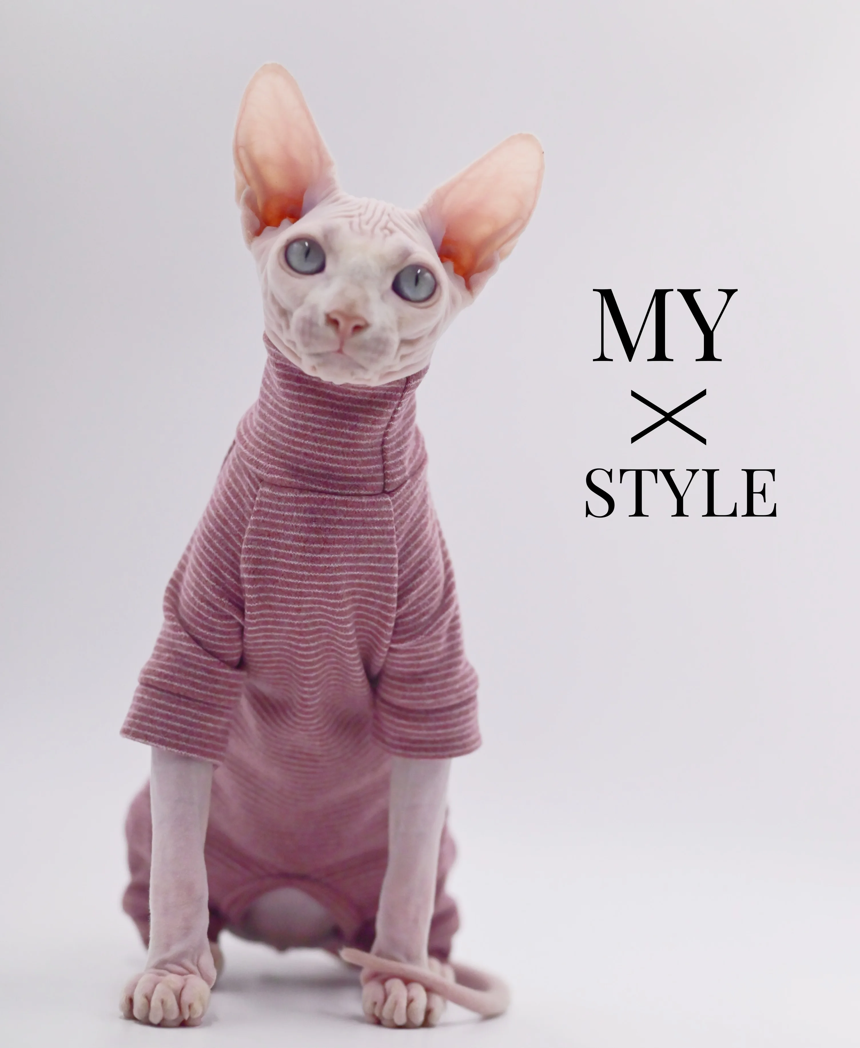 

Hairless Cat Clothes Warm and Soft Four-Legged Hoodie for Sphynx Cats for Autumn and Winter for Devon Rex, Cornish