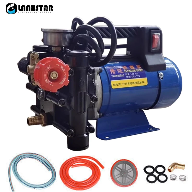 Agricultural Electric High Pressure Pump Spraying Watering Car Wash Irrigation Double Cylinder Plunger 12V/24V/48V/60V/220V 
Agricultural Electric High Pressure Pump Spraying Watering Car Wash Irrigation Double Cylinder Plunger 12V/24V/48V/60V/220V