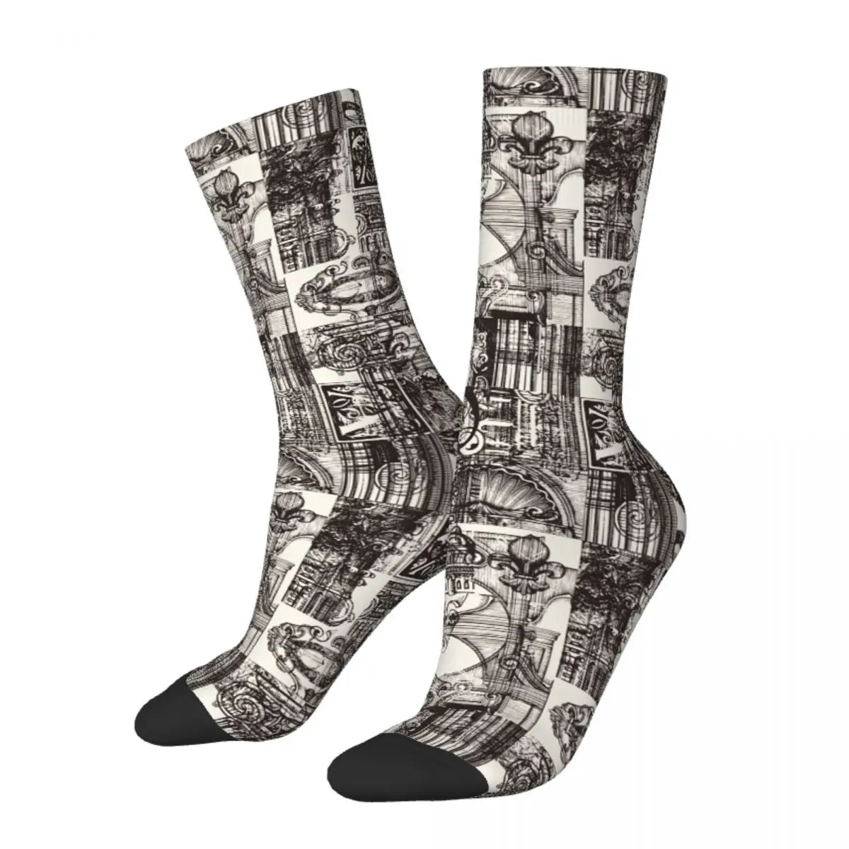 Happy Funny Men's Socks Crazy French Vintage Architectural Sock Fleur De Lis Sport Women's Sock Spring Summer Autumn Winter
Happy Funny Men's Socks Crazy French Vintage Architectural Sock Fleur De Lis Sport Women's Sock Spring Summer Autumn Winter