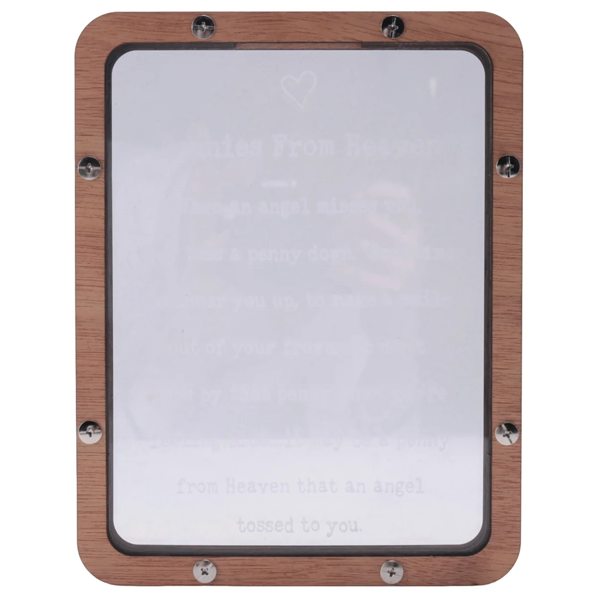 Pennies From Heaven Piggy Transparent Vintage Wooden Design Decorative Piggy Bank for Men Women,Brown
Pennies From Heaven Piggy Transparent Vintage Wooden Design Decorative Piggy Bank for Men Women,Brown