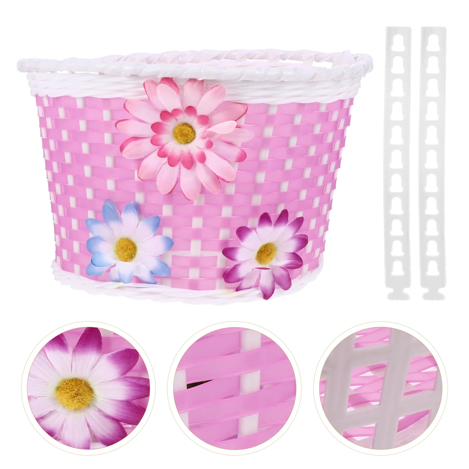 Basket Bikehandlebar Kids Girls Front Storage Wicker Cup Purple Flowers Pink Holder Small Adult Belt Kit Pounds Lbs 
Basket Bikehandlebar Kids Girls Front Storage Wicker Cup Purple Flowers Pink Holder Small Adult Belt Kit Pounds Lbs