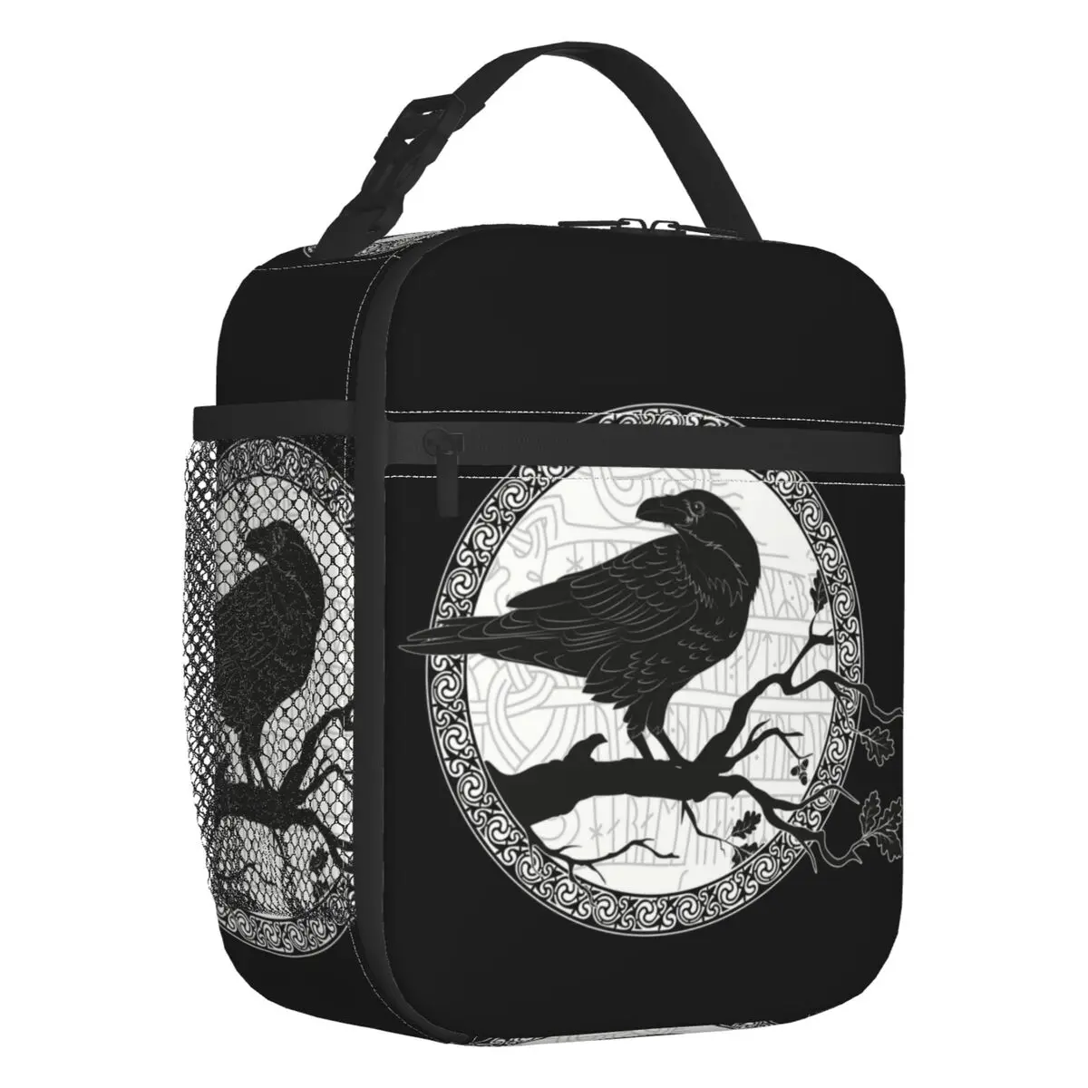 Custom Odin Ravens Huginn Muninn Vikings Mythology Lunch Bag Women Warm Cooler Insulated Lunch Boxes for Kids School Children
Custom Odin Ravens Huginn Muninn Vikings Mythology Lunch Bag Women Warm Cooler Insulated Lunch Boxes for Kids School Children