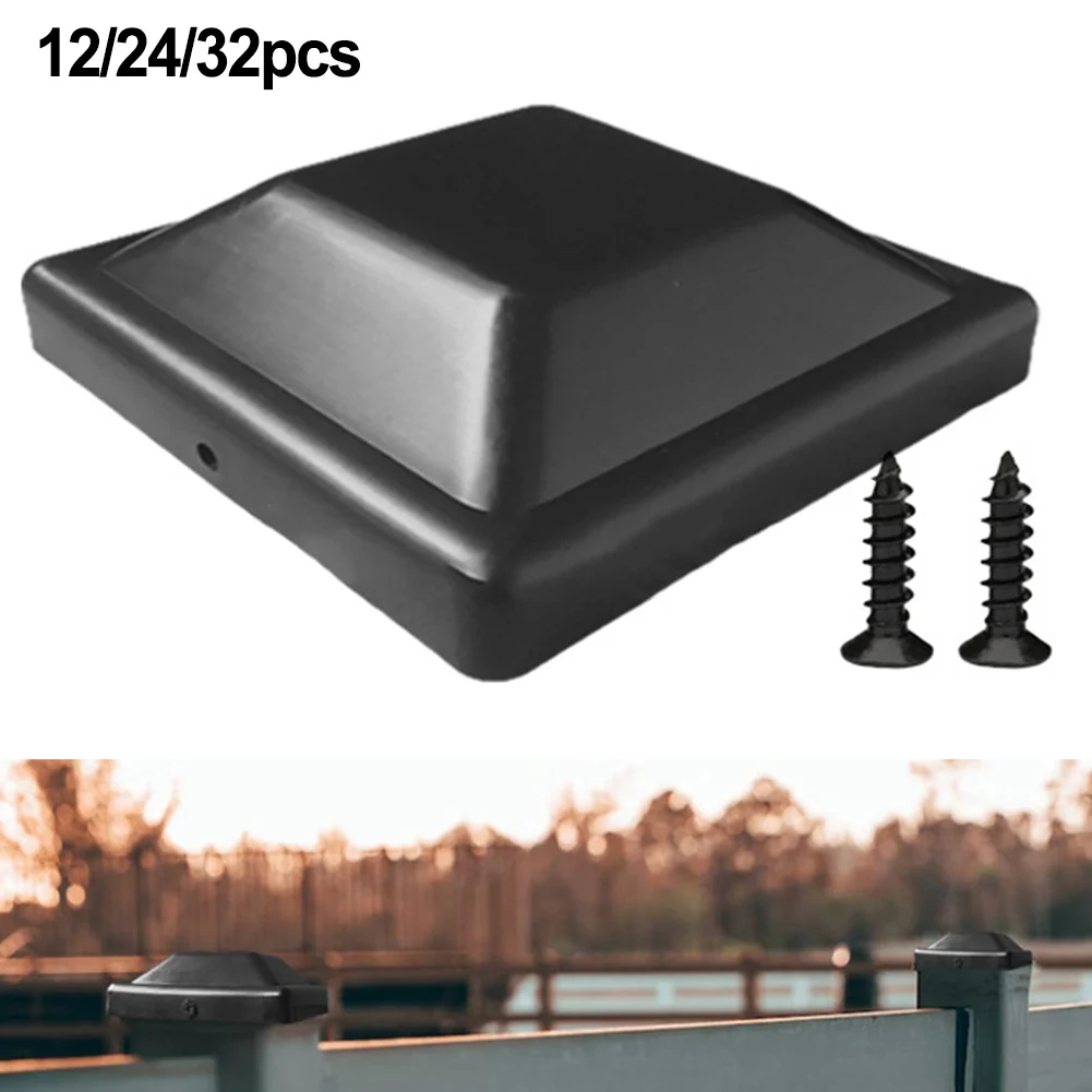 12/24/32Pcs 4x4inch Wood Fence Post Covers Plastic Deck With Screw Waterproof Pole Protection For Fences And Deck Posts
12/24/32Pcs 4x4inch Wood Fence Post Covers Plastic Deck With Screw Waterproof Pole Protection For Fences And Deck Posts