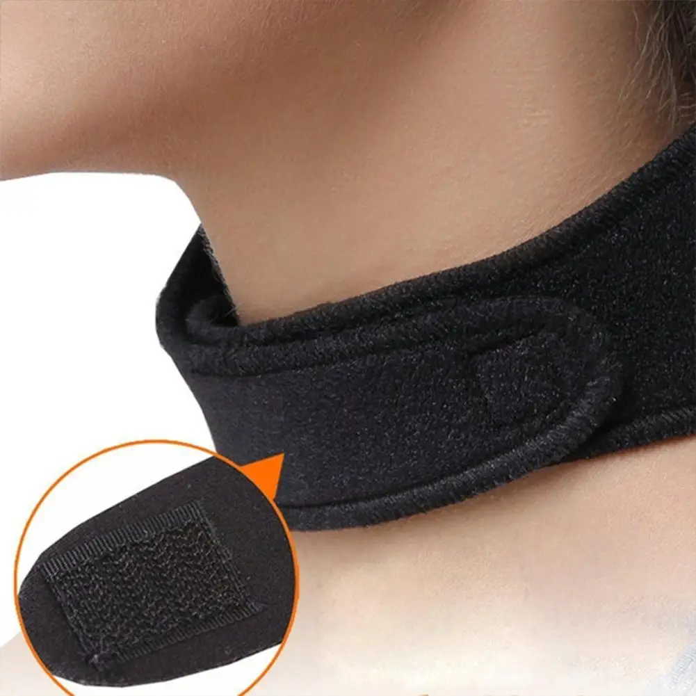 

1pcs Neck Belt Tourmaline Self Heating Magnetic Therapy Brace Cervical Vertebra Protect Care Health Belt Neck Relief Pain Wrap