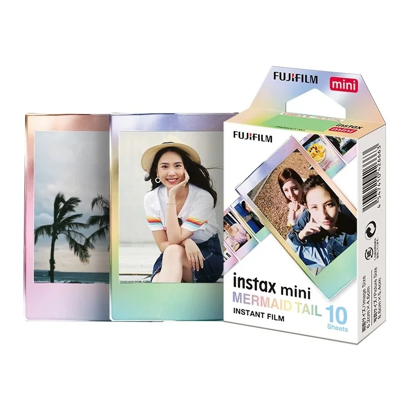 NEW Fujifilm Instax Mini Film Instax Mini 8 / 9 MERMAID TAIL For Fuji Mini 7s 25s 26 70 90 Instant Camera SP-1 SP-2 10Sheets
NEW Fujifilm Instax Mini Film Instax Mini 8 / 9 MERMAID TAIL For Fuji Mini 7s 25s 26 70 90 Instant Camera SP-1 SP-2 10Sheets