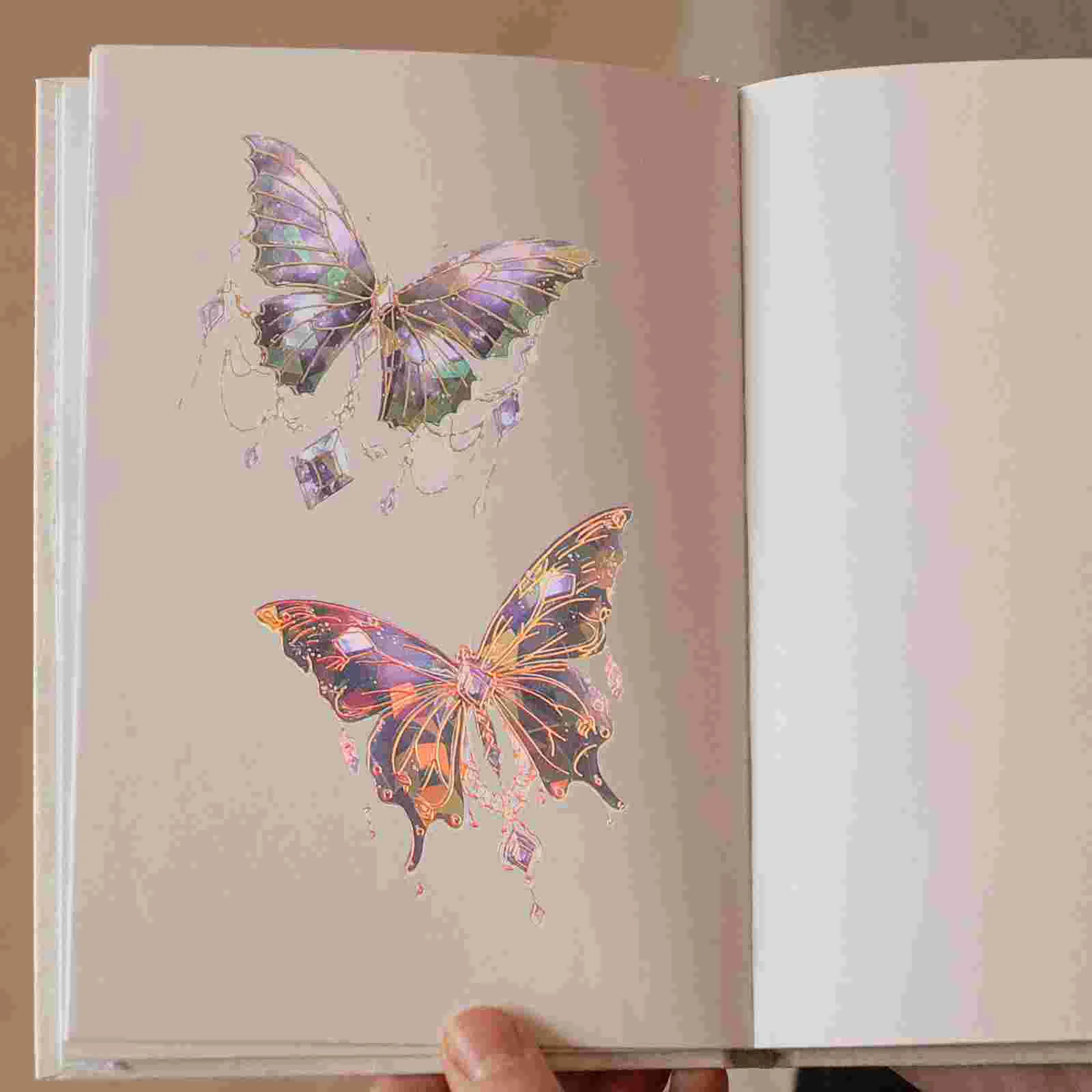 6 Packs Hand Account Laser Gold Sticker Stickers Butterfly Vinyl Decal The Pet Holographic DIY
6 Packs Hand Account Laser Gold Sticker Stickers Butterfly Vinyl Decal The Pet Holographic DIY