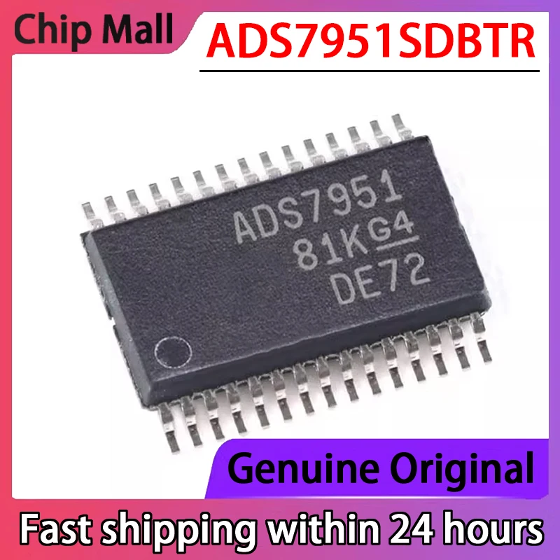 1PCS Original ADS7951SDBTR ADS7951 TSSOP30 Data Acquisition Analog-to-digital Converter
1PCS Original ADS7951SDBTR ADS7951 TSSOP30 Data Acquisition Analog-to-digital Converter