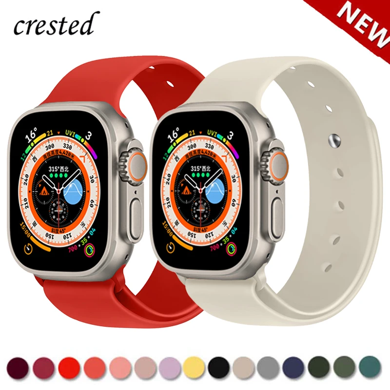Ремешок силиконовый для Apple Watch Band 44 мм 45 мм 49 мм 40 мм 41 мм 38 мм 42 мм 44 45 мм, браслет для iwatch series 9 7 se 3 6 8 Ultra 2
Ремешок силиконовый для Apple Watch Band 44 мм 45 мм 49 мм 40 мм 41 мм 38 мм 42 мм 44 45 мм, браслет для iwatch series 9 7 se 3 6 8 Ultra 2