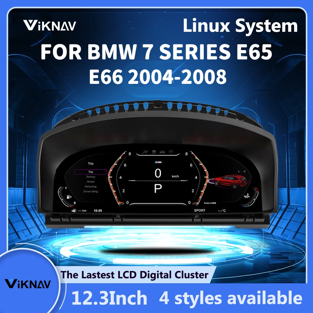 Linux System For BMW 7 Series E65 E66 2004-2008 LCD Dashboard With Cockpit Speedometer Instrument Panel Digital Cluster
Linux System For BMW 7 Series E65 E66 2004-2008 LCD Dashboard With Cockpit Speedometer Instrument Panel Digital Cluster