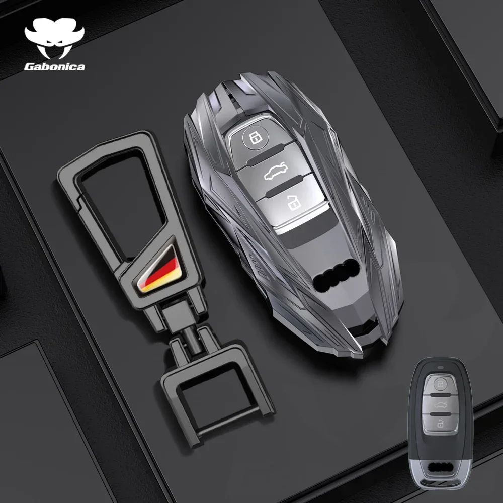 

Zinc Alloy Car Remote Key Case Fob For Audi Sport Racing A1 A3 8V A4 B8 B9 A5 A6 C7 A7 A8 Q3 Q5 Q7 S4 S6 S7 S8 R8 TT Accessories