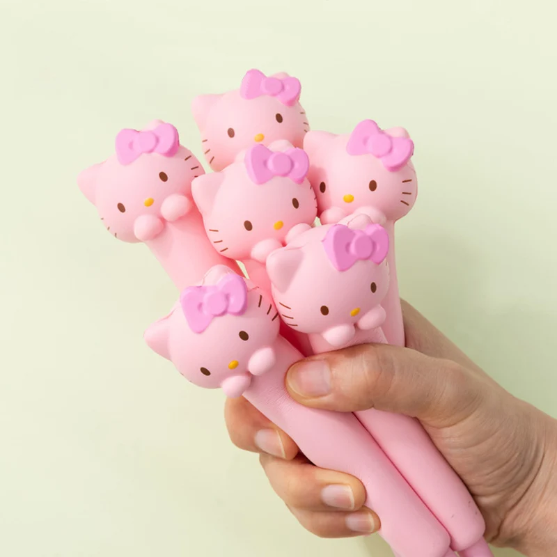 Kawaii Hello Kitty Gel Pen Anime Action Figures Kt Cat Stress Relief Dolls Decompress Doll Student Learning Stationery Gift
Kawaii Hello Kitty Gel Pen Anime Action Figures Kt Cat Stress Relief Dolls Decompress Doll Student Learning Stationery Gift