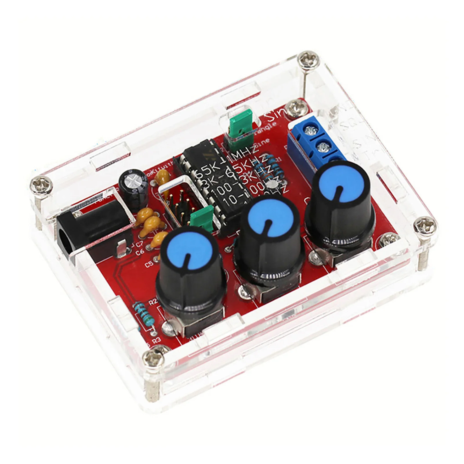 XR2206 High precision signal generator DIY and shell design adjustable 1Hz 1MHz frequency Sine Triangle Square Wave
XR2206 High precision signal generator DIY and shell design adjustable 1Hz 1MHz frequency Sine Triangle Square Wave