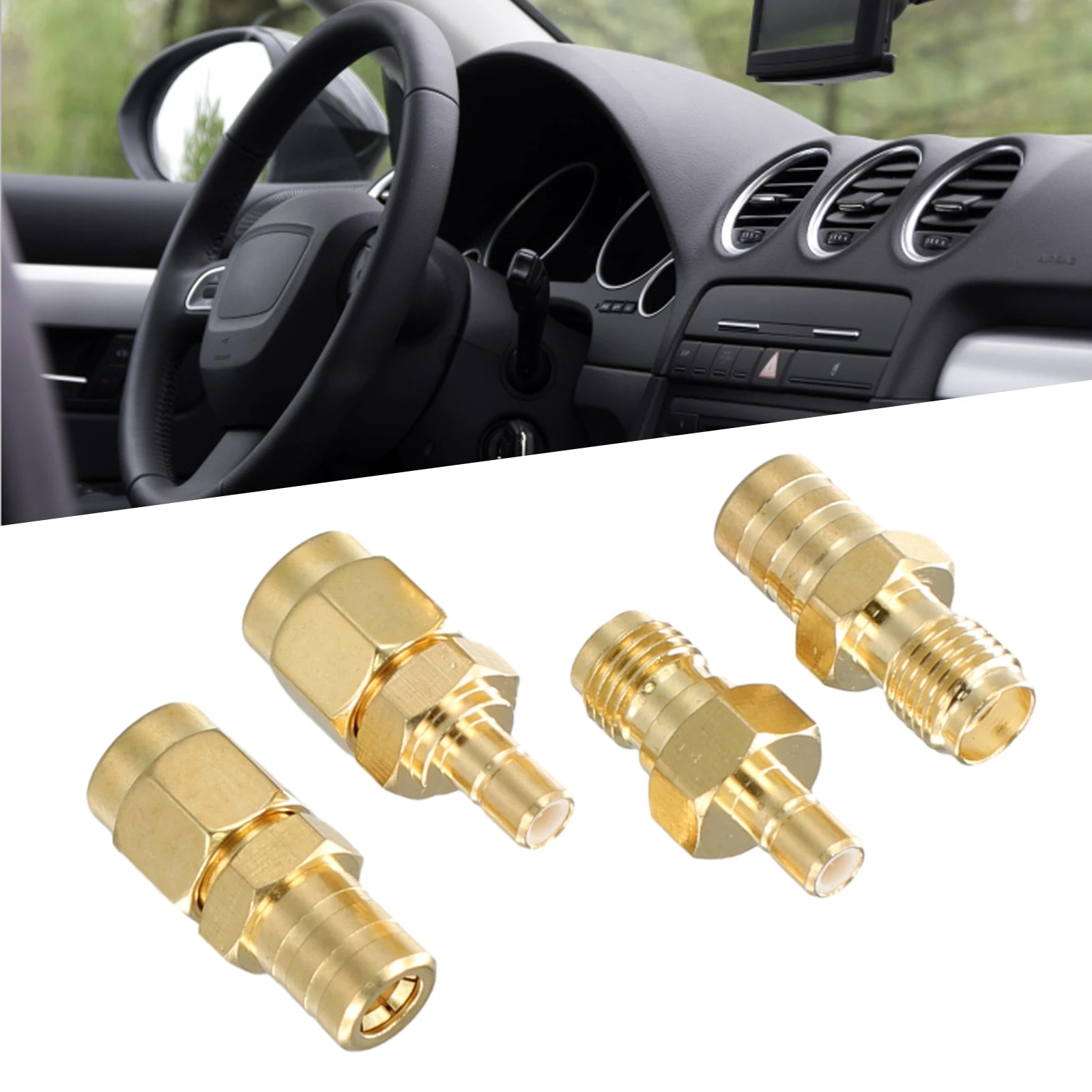 Accessories Durable Replacement Antenna SMA Adapter Car Coaxial Cable Converter DAB Antennas For Amateur HTs Golden
Accessories Durable Replacement Antenna SMA Adapter Car Coaxial Cable Converter DAB Antennas For Amateur HTs Golden