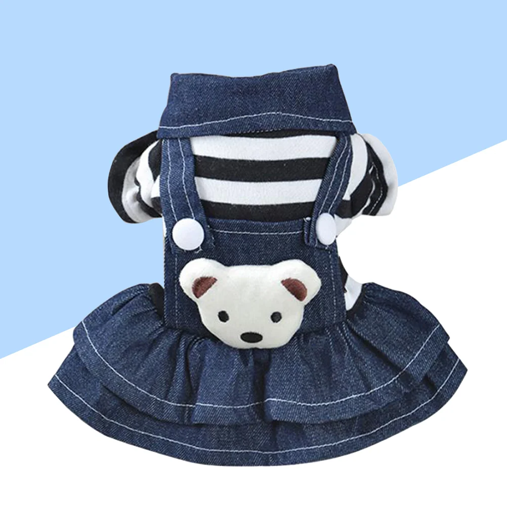 Girl Sweater Dress Puppy Dog Tutu Dress Pet Denim Overalls Dresses Classic Stripes T-Shirt Adorable Bear Pattern Chihuahua Shih
Girl Sweater Dress Puppy Dog Tutu Dress Pet Denim Overalls Dresses Classic Stripes T-Shirt Adorable Bear Pattern Chihuahua Shih