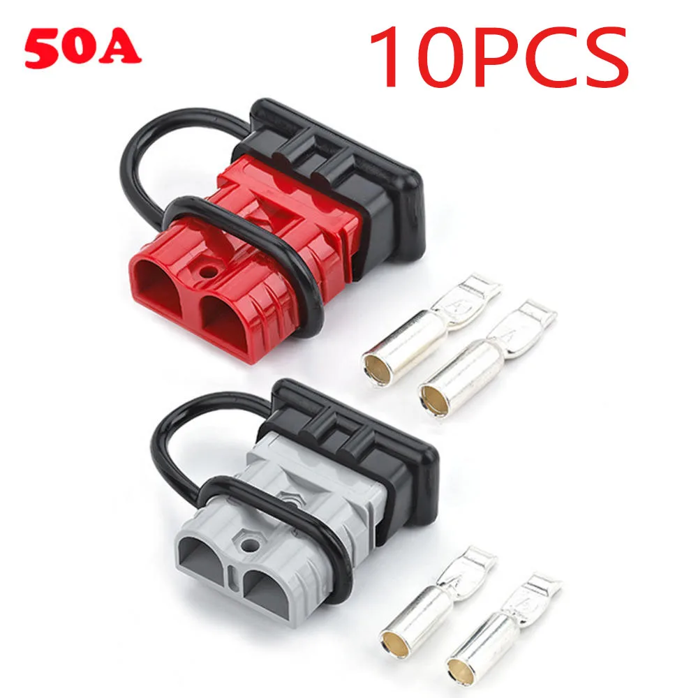10pcs For Anderson Plug Connector With Dust Cap Cover 50A Caravan Trailer Solar Suitable For Anderson Forklift Battery Connector
10pcs For Anderson Plug Connector With Dust Cap Cover 50A Caravan Trailer Solar Suitable For Anderson Forklift Battery Connector